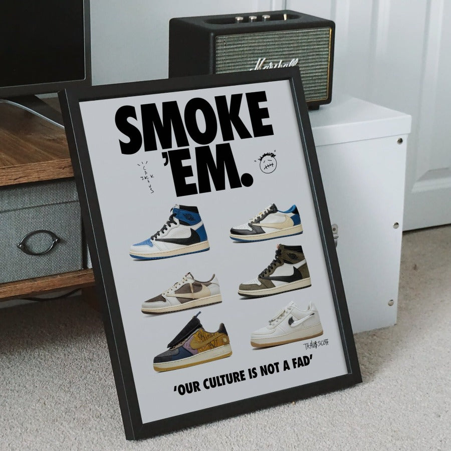 "Our culture is not a fad" - Sneakerhead poster