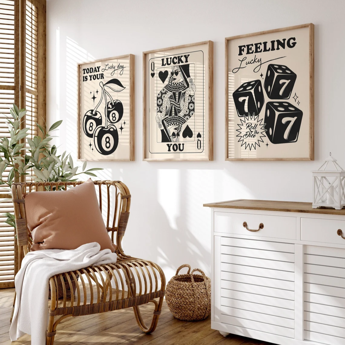 Set de posters - Casino Wall Art