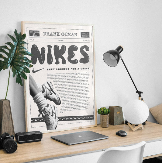 Nike x Fran Ocean - Vintage Poster