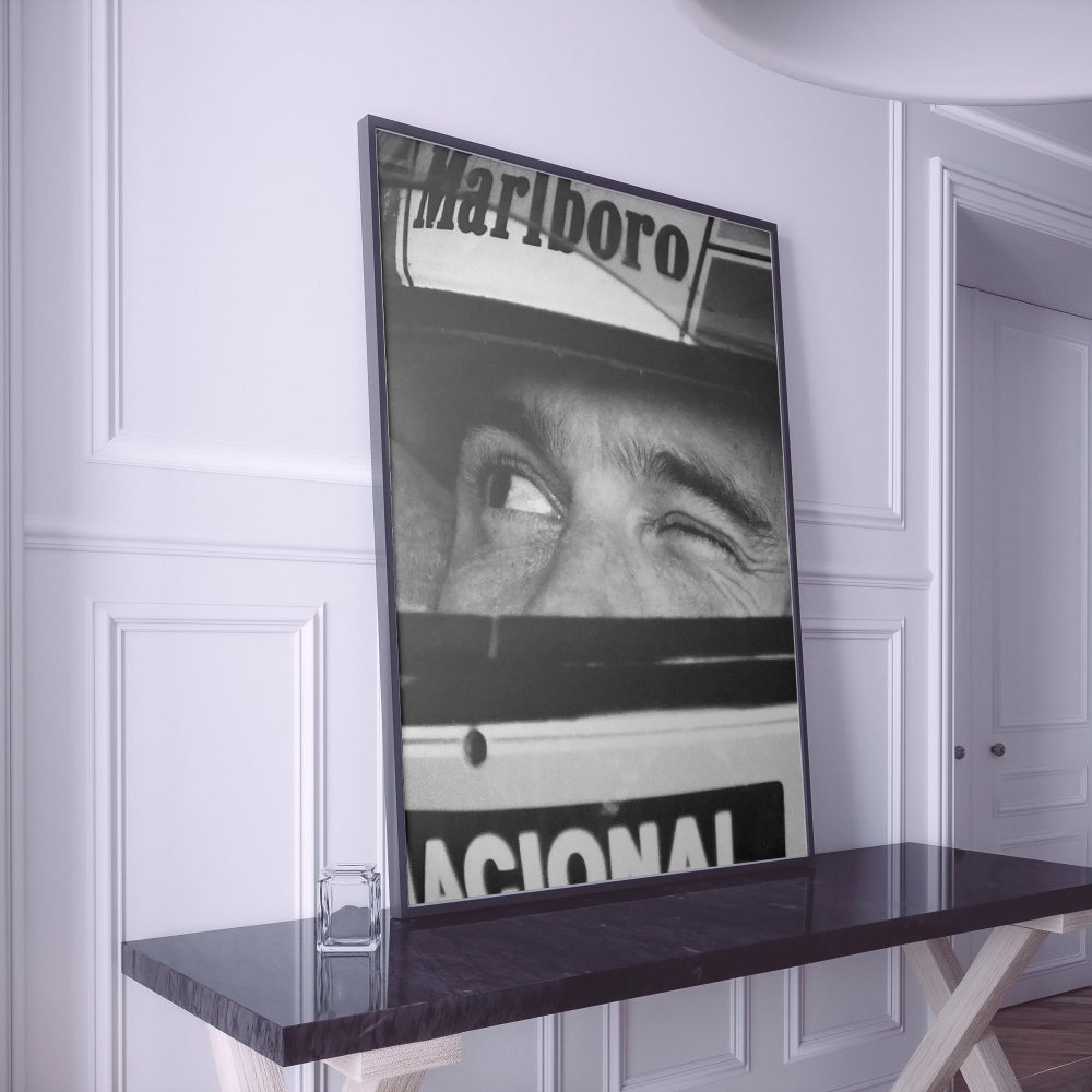 Ayrton Senna - Closeup