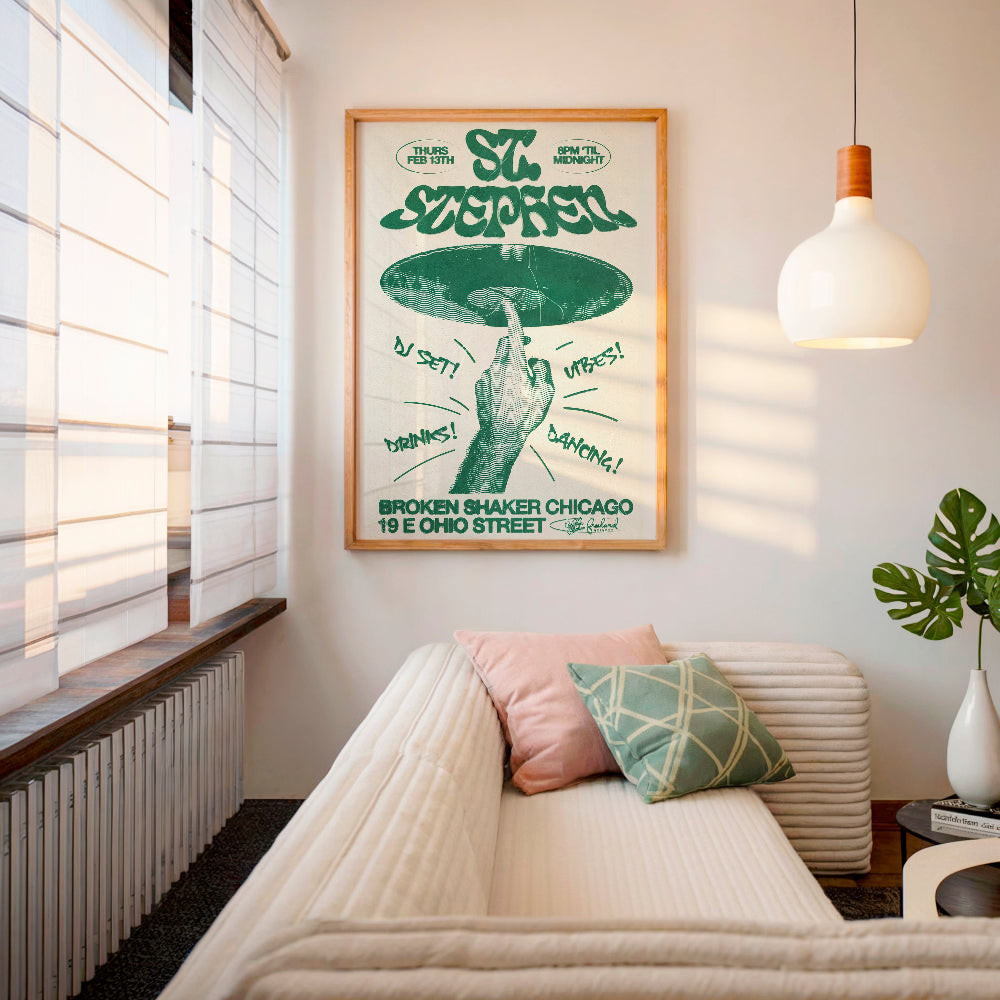 St Stepful - Vintage Poster