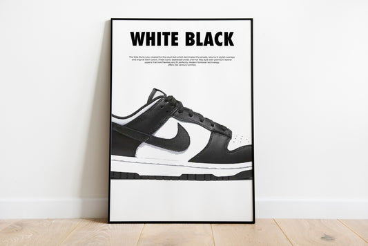 Nike Dunk Low Panda Poster