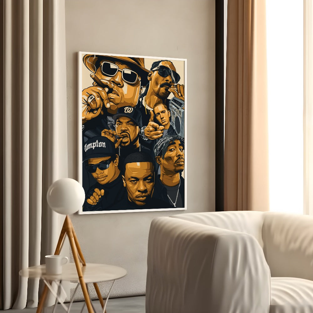 Poster Raperos Poster de Raperos del 90 – Poster House Uy