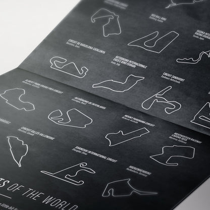 poster circuitos f1
