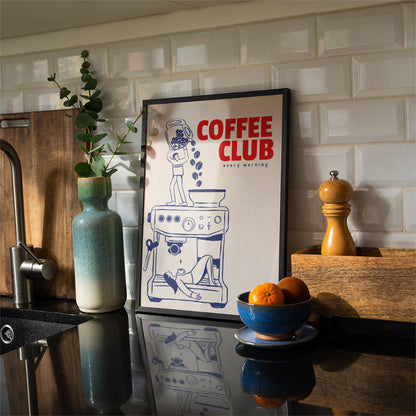 Coffee Club - Poster de cafe