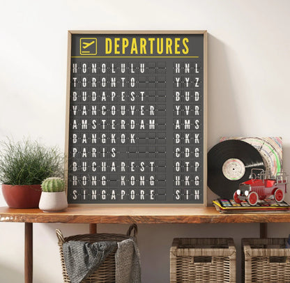 Departures (Partidas) - Poster Personalizado