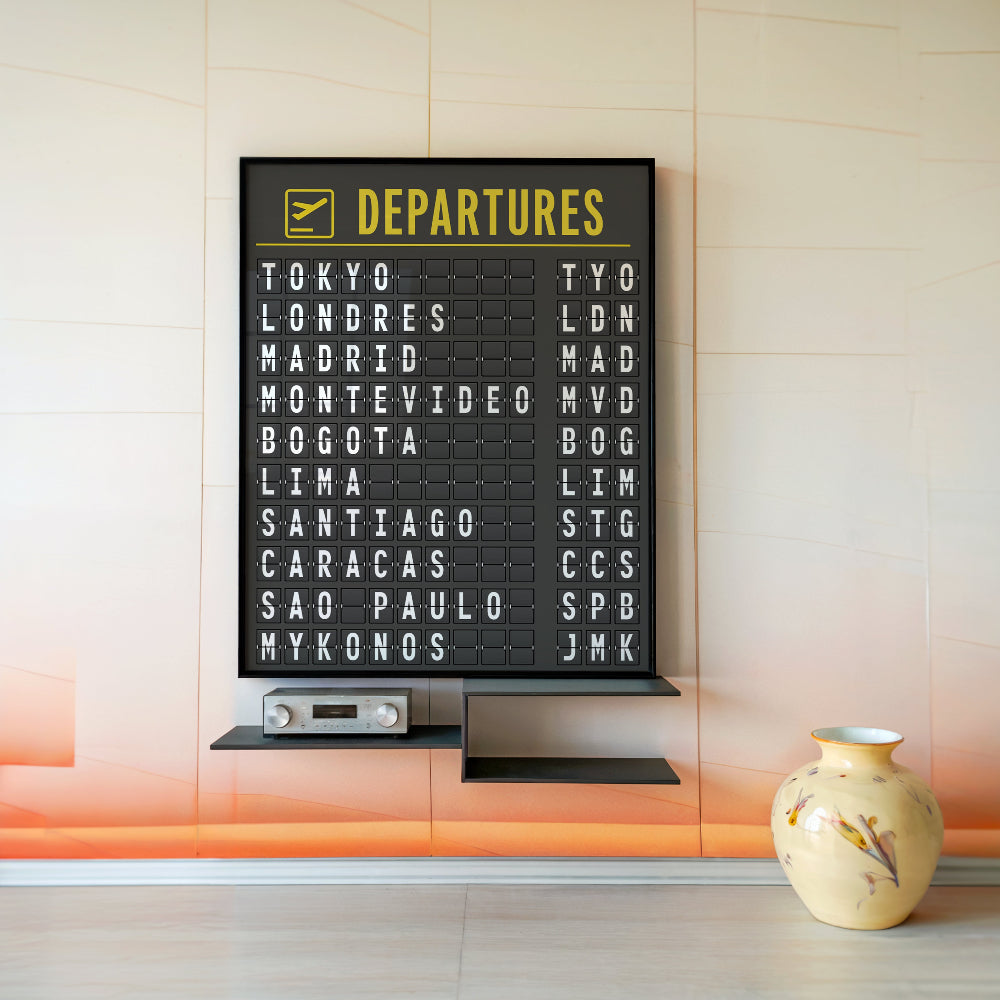 Departures (Partidas) - Poster Personalizado