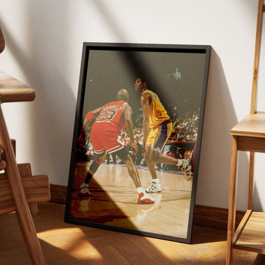 Poster de Kobe Bryant vs Michael Jordan