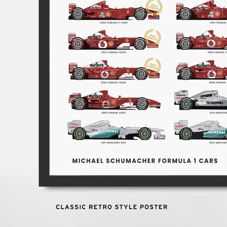 Formula 1 - coches de Michael Schumacher