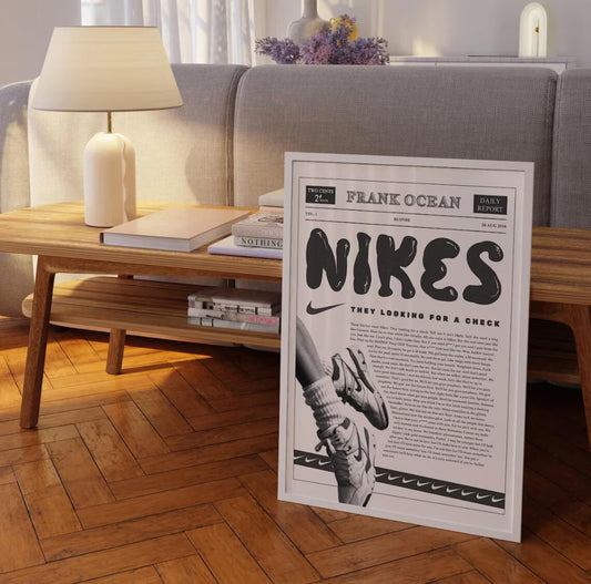 Nike x Fran Ocean - Vintage Poster