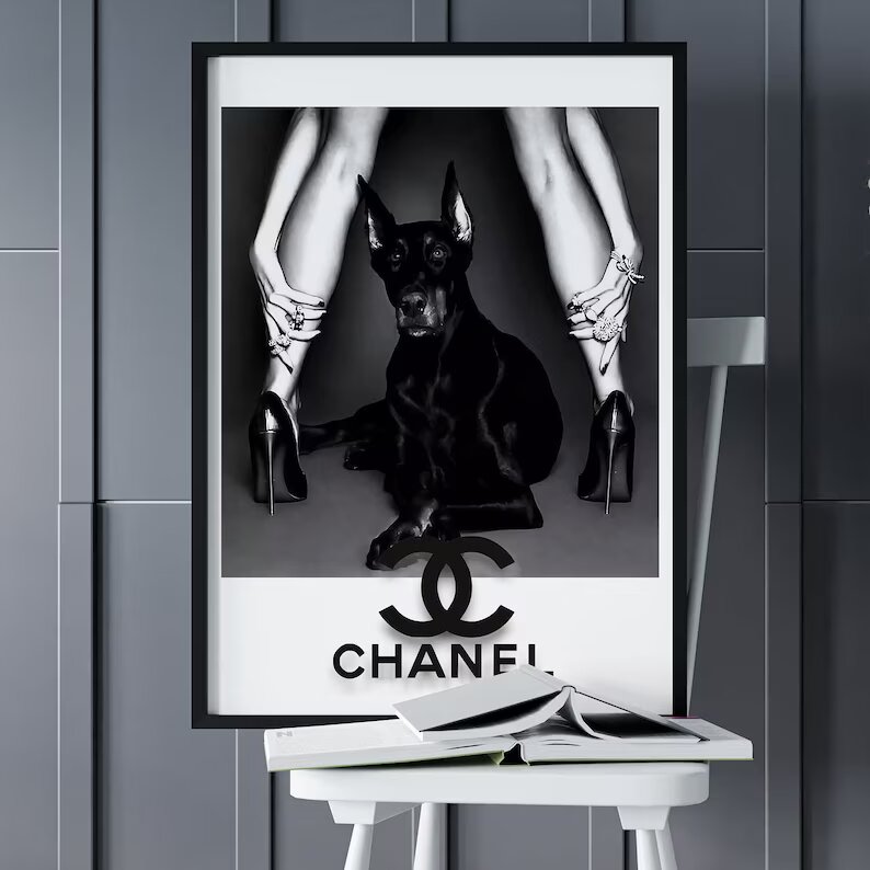 Poster de alta moda - CHANEL