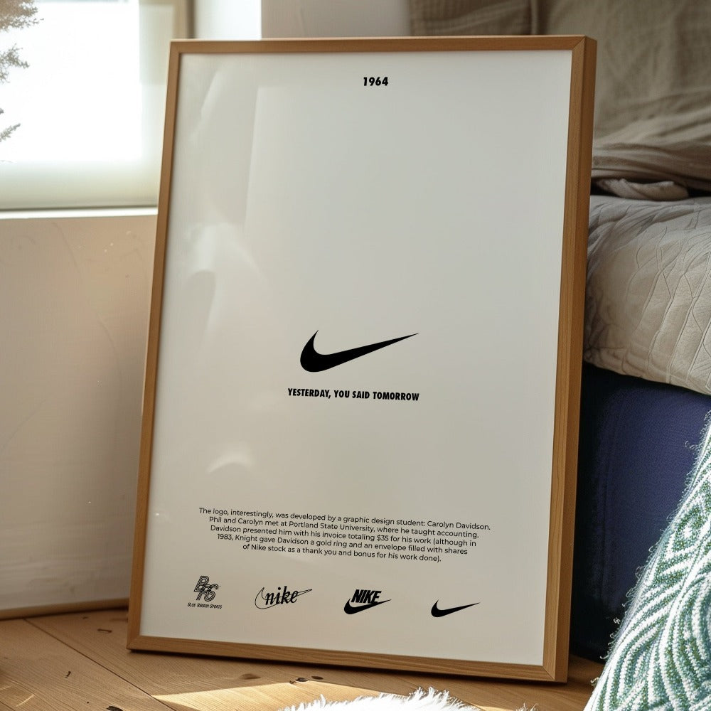 cuadro del logo nike