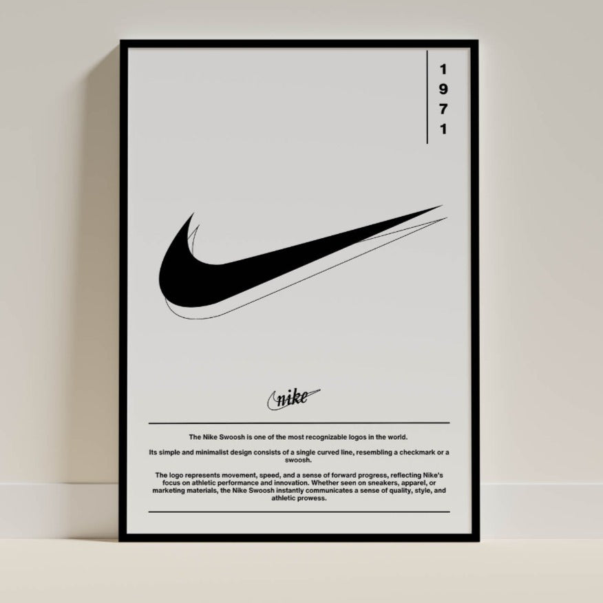 Logo de Nike - Blanco y Negro